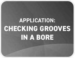 Checking Grooves in a Bore Button